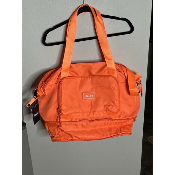 The Foldie Bag Handbags - The Foldie Travel Bag •Orange NWT